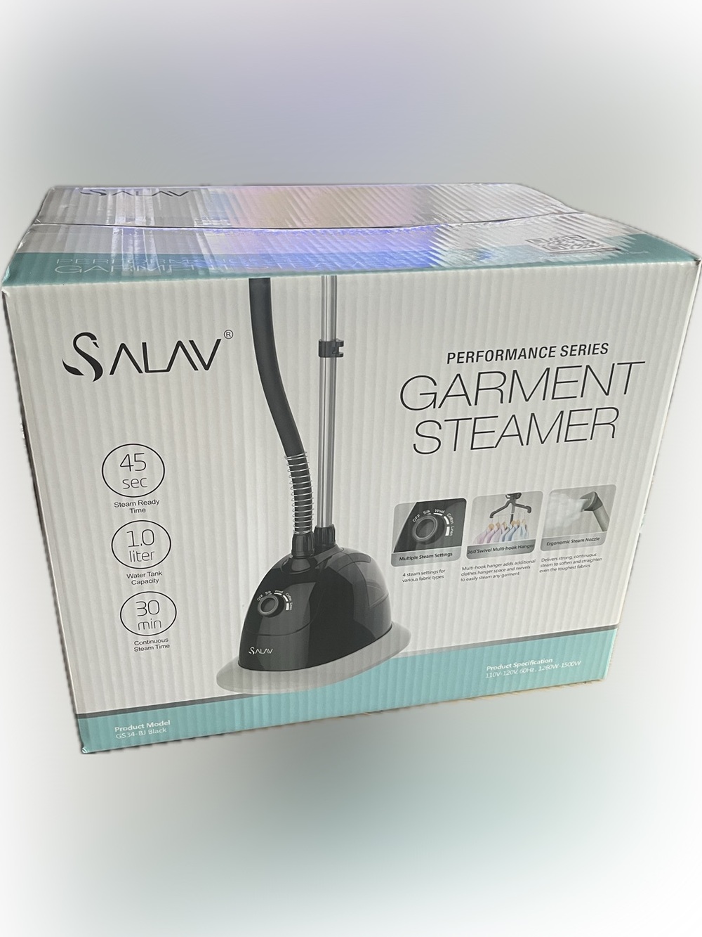 Black Performance Series Garment Steamer